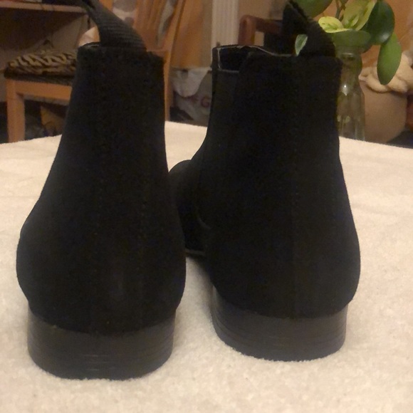 Black Suede Chelsea Boots - Picture 6 of 9